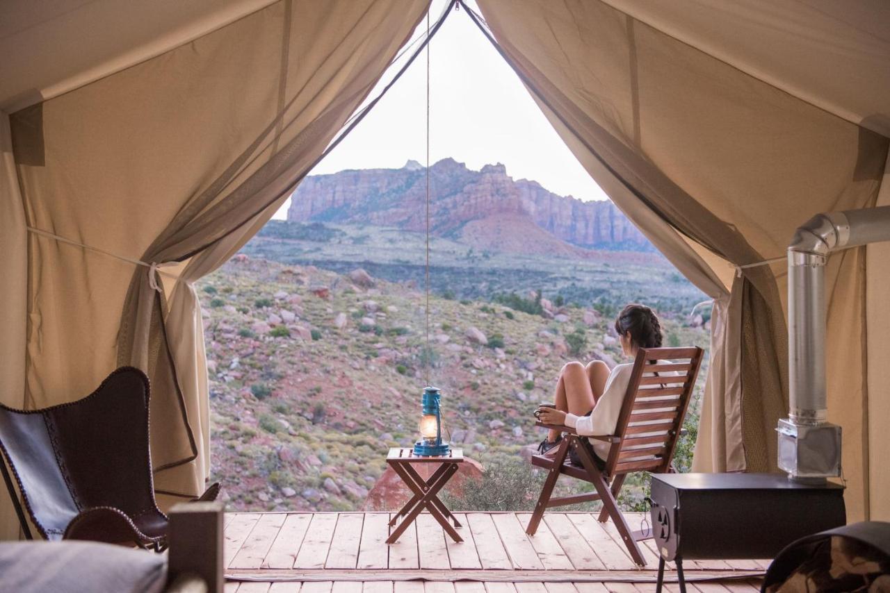 Under Canvas Zion Верджин Экстерьер фото